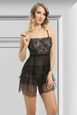 Deluxerie Completo di Babydoll Germine