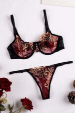 Deluxerie Completo di Reggiseno Sexy Ihrin