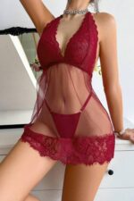 Deluxerie Completo di Camicia da Notte Kela