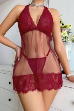 Deluxerie Completo di Camicia da Notte Kela