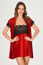 Deluxerie Completo di Camicia da Notte Unique Affection