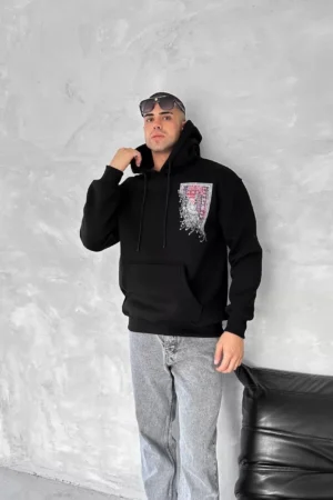 Deluxerie Felpa con Cappuccio MF-Paulo