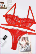 Deluxerie Completo di Reggiseno Erotico Patrece