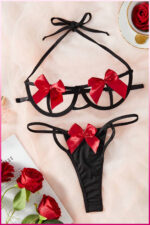 Deluxerie Completo di Reggiseno Erotico Peasly