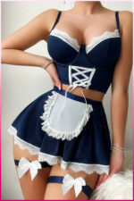 Deluxerie Costume da Cameriera Rosey