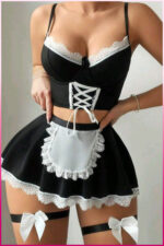 Deluxerie Costume da Cameriera Rosina