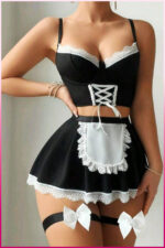 Deluxerie Costume da Cameriera Rosina