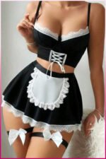 Deluxerie Costume da Cameriera Rosina