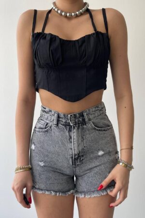 Deluxerie Crop Top MF-Lareesa