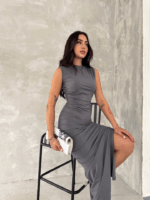 Deluxerie Vestito MF-Ivoreen