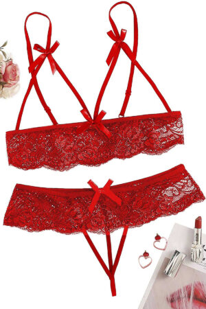 Deluxerie Completo di Reggiseno Erotico Berty