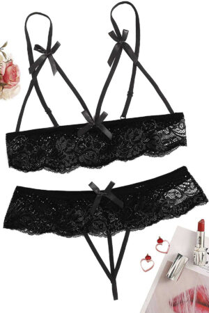 Deluxerie Completo di Reggiseno Erotico Bionda