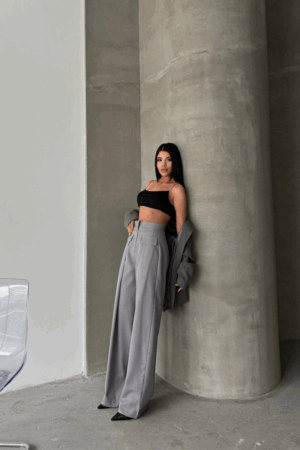 Deluxerie Pantaloni MF-Zelene