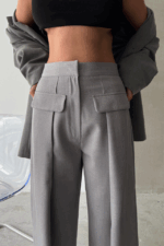 Deluxerie Pantaloni MF-Zelene