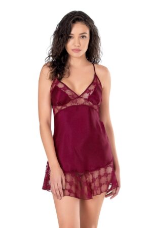 Deluxerie Camicia da Notte Perline