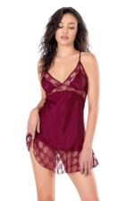Deluxerie Camicia da Notte Perline