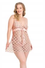Deluxerie Completo Babydoll Taglia Comoda Paola