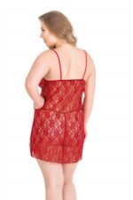 Deluxerie Completo Babydoll Taglia Comoda Paulina