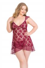 Deluxerie Completo Babydoll Taglia Comoda Pheba