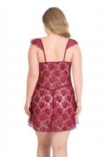 Deluxerie Completo Babydoll Taglia Comoda Pheba
