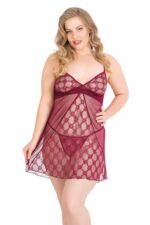 Deluxerie Completo Babydoll Taglia Comoda Primrose
